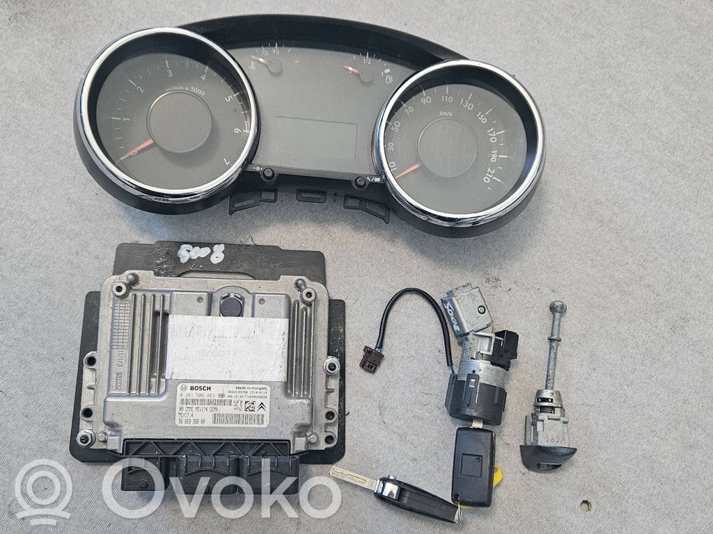 Peugeot 5008 Engine ECU kit and lock set 