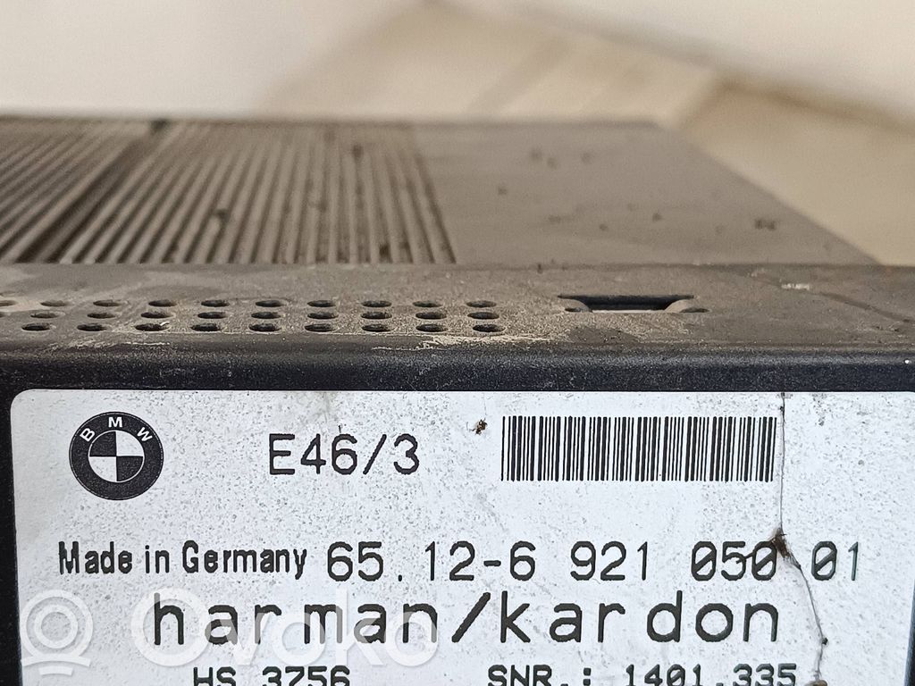 BMW 3 E46 Garso stiprintuvas 