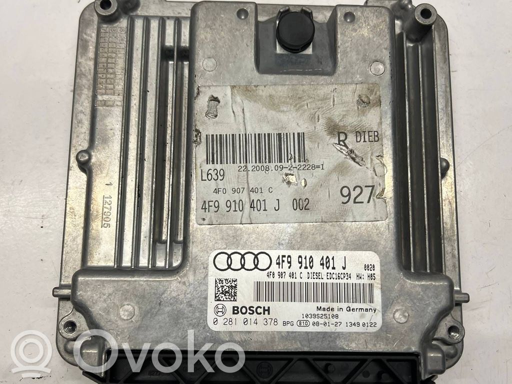 Audi A6 S6 C6 4F Unidad de control/módulo del motor 