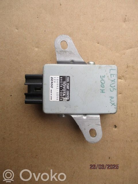 Lexus NX Fuel injection pump control unit/module 
