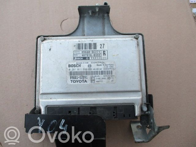 Toyota Yaris Engine control unit/module 