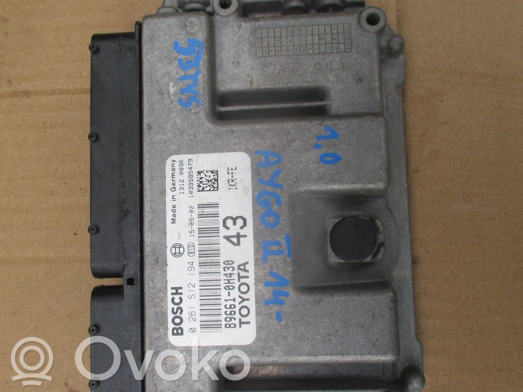 Toyota Aygo AB40 Engine control unit/module 