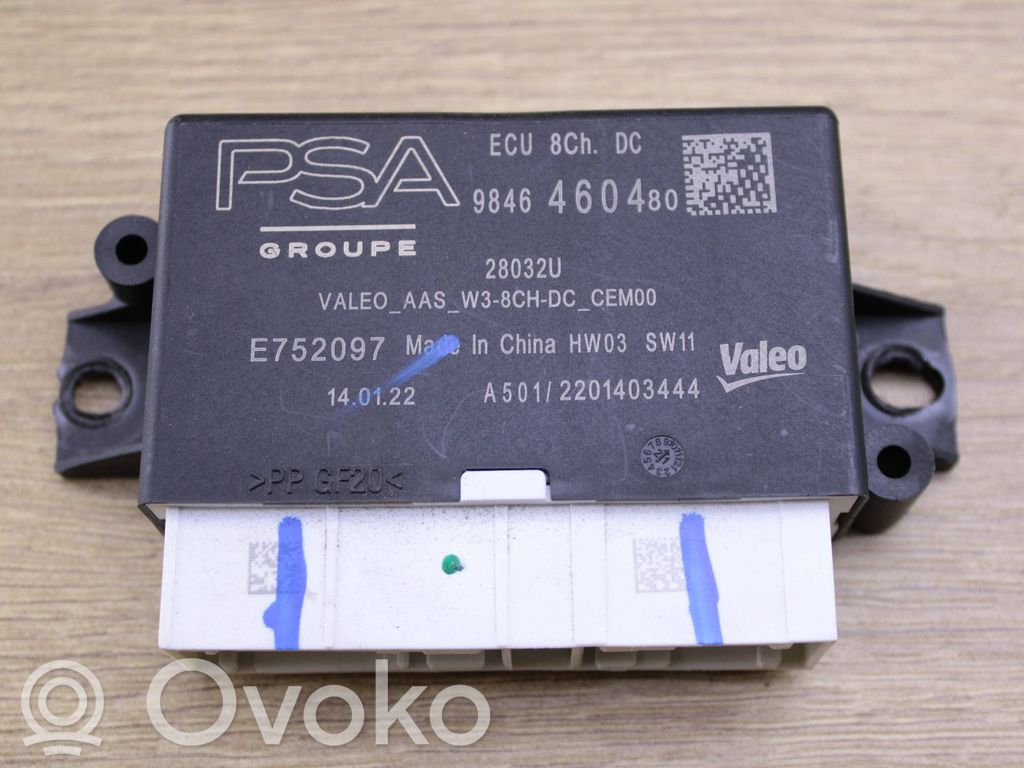Parking PDC control unit/module   9846460480,E752097,28032U
