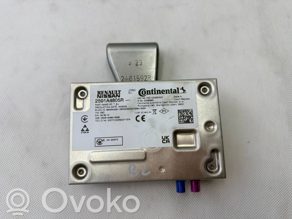 Renault Trafic III (X82) Cadre, panneau d'unité radio / GPS 