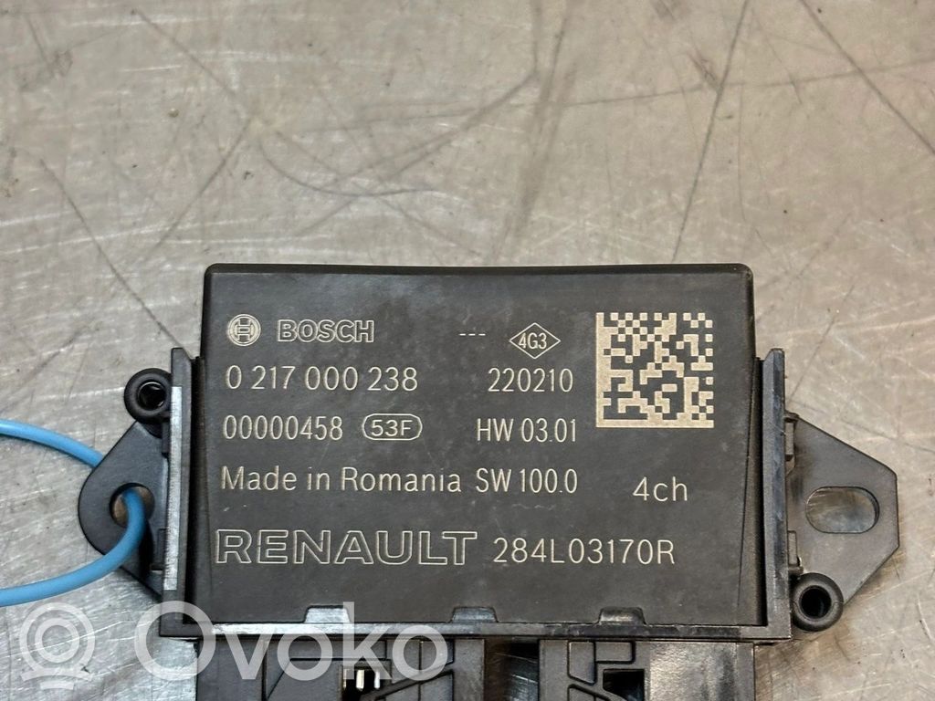 Renault Kangoo III Trunk lid opening control unit 