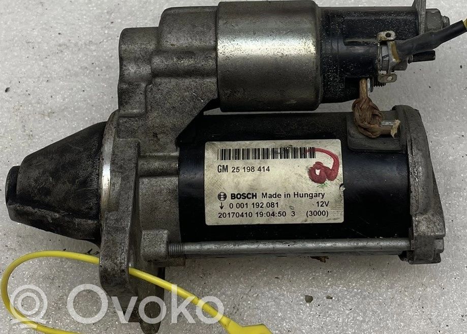 Opel Corsa E Starteris 