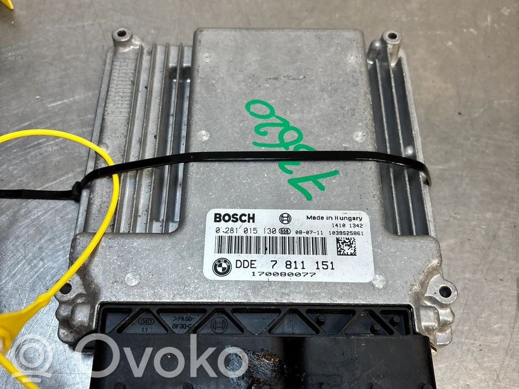 BMW 5 E60 E61 Блок управления двигателем ECU 