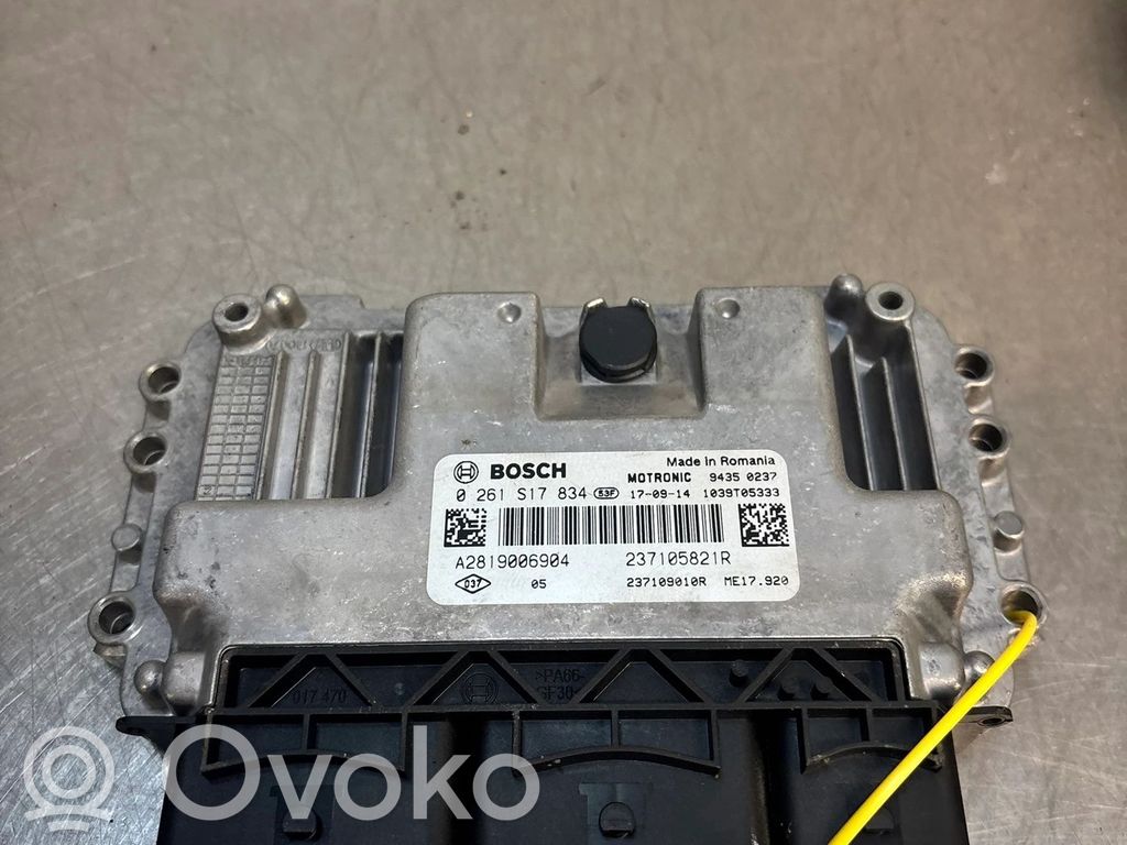Engine control unit/module ECU   237105821R,0261S17834,237109010R