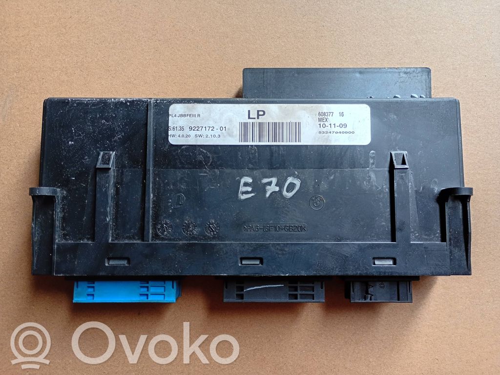 BMW X5 E70 Central body control module 