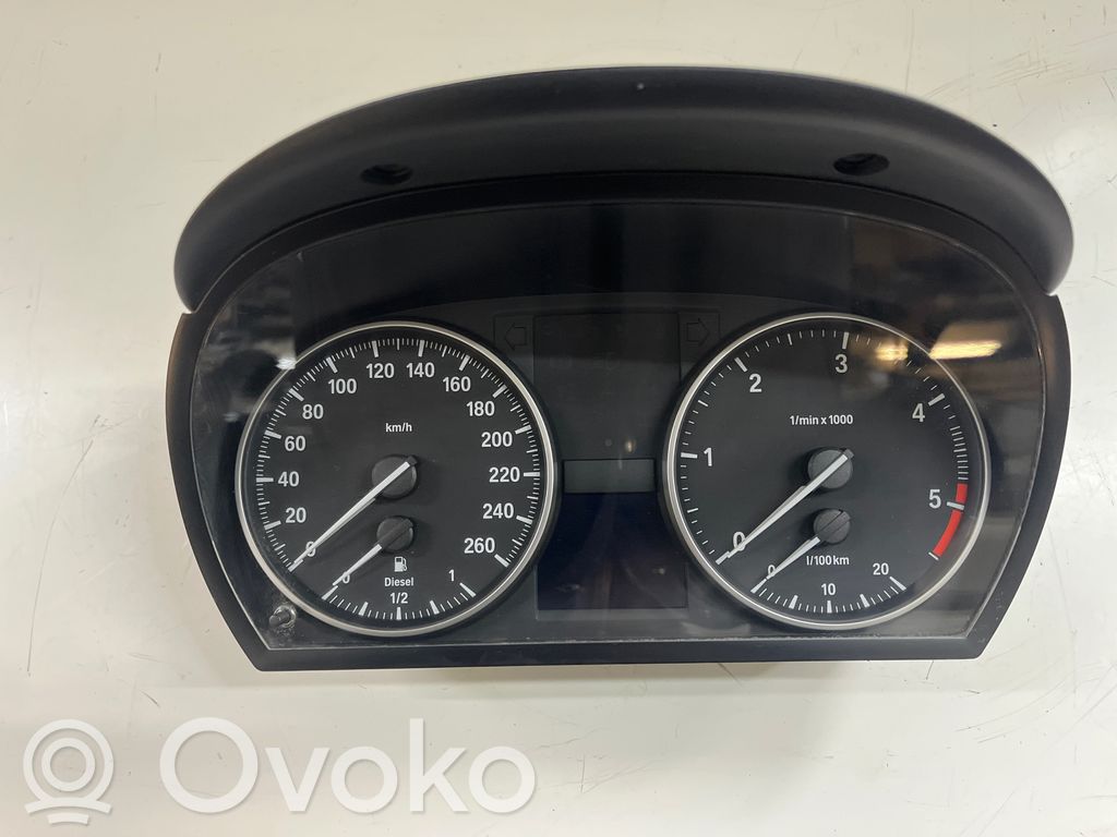 BMW 3 E90 E91 Vitezometru (grup de instrumente) 