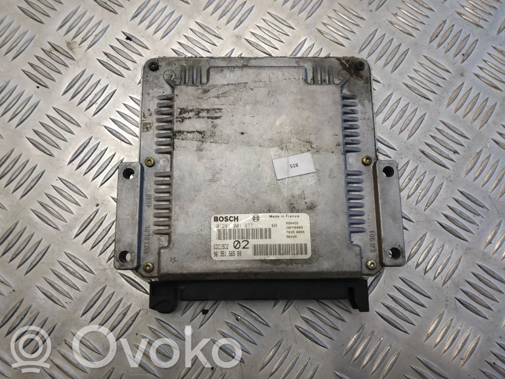 Peugeot 406 Engine control unit/module 