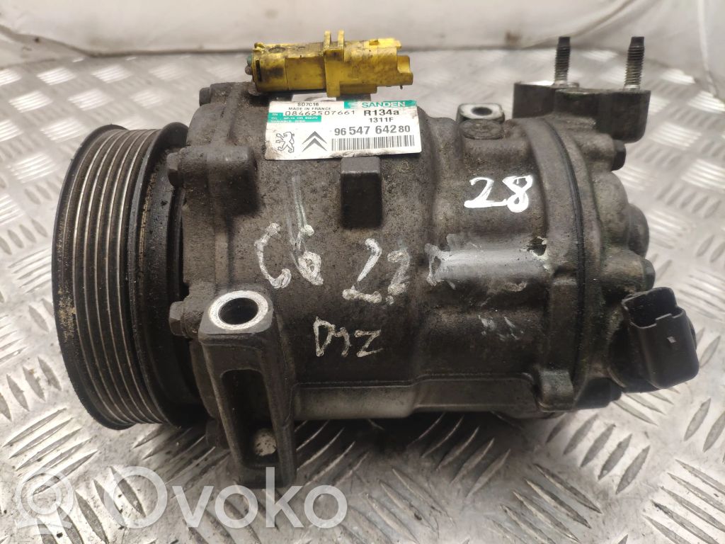 Citroen C6 Air conditioning (A/C) compressor (pump) 