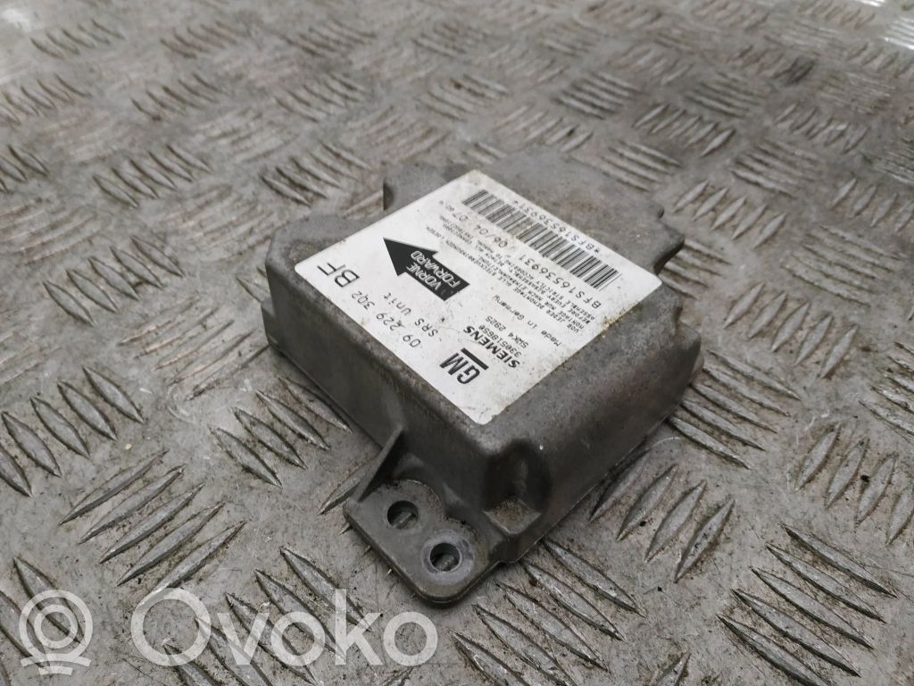 Opel Astra G Airbag control unit/module 