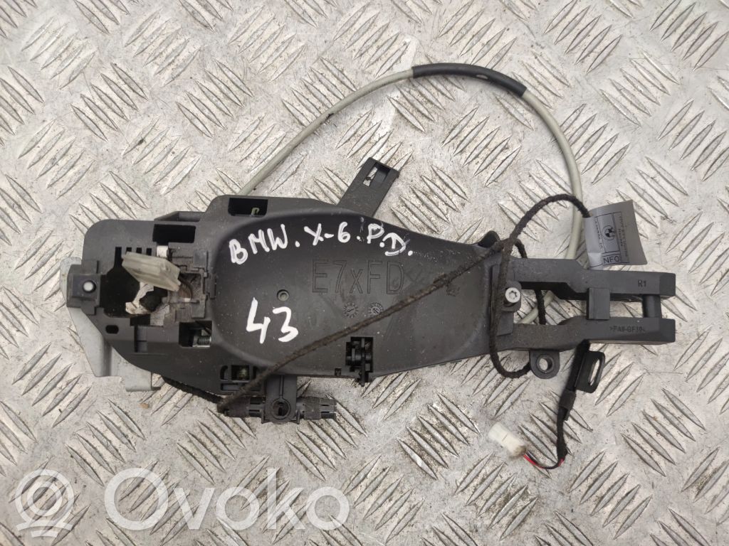 BMW X6 E71 Front door interior handle 