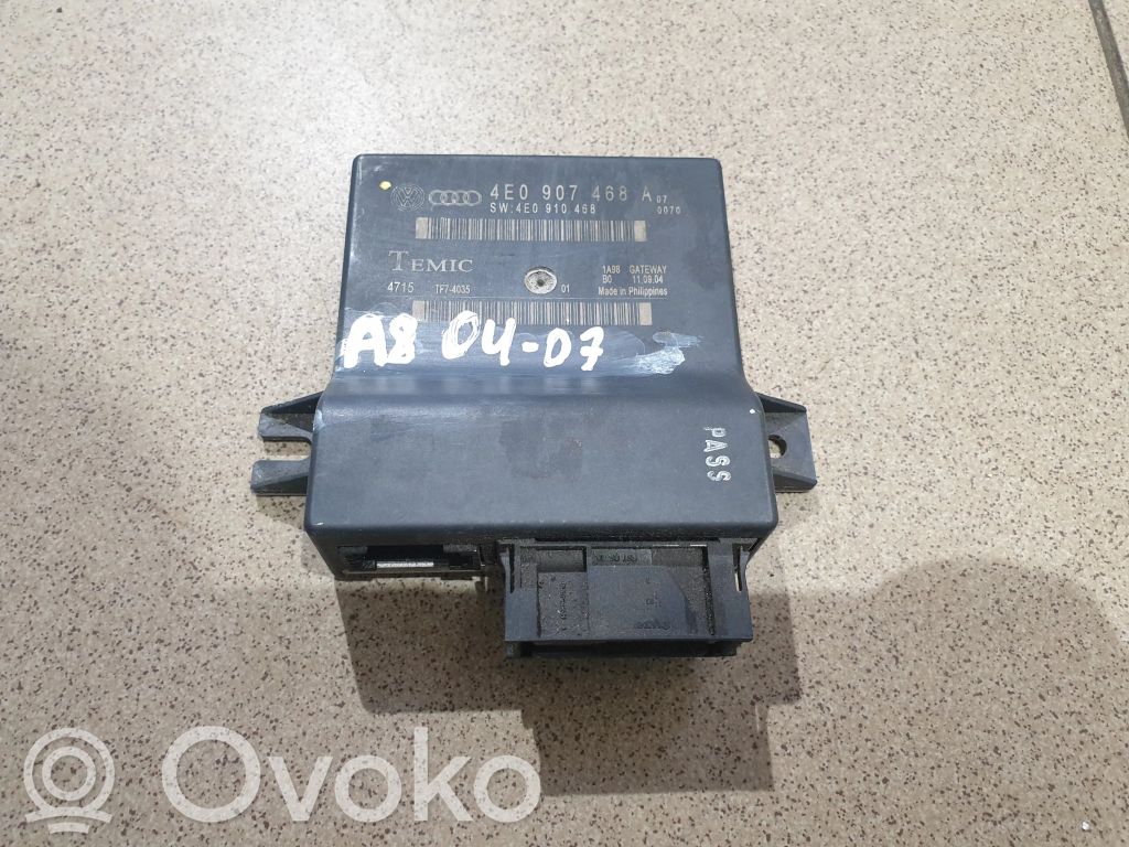 Audi A8 S8 D3 4E Gateway control module 