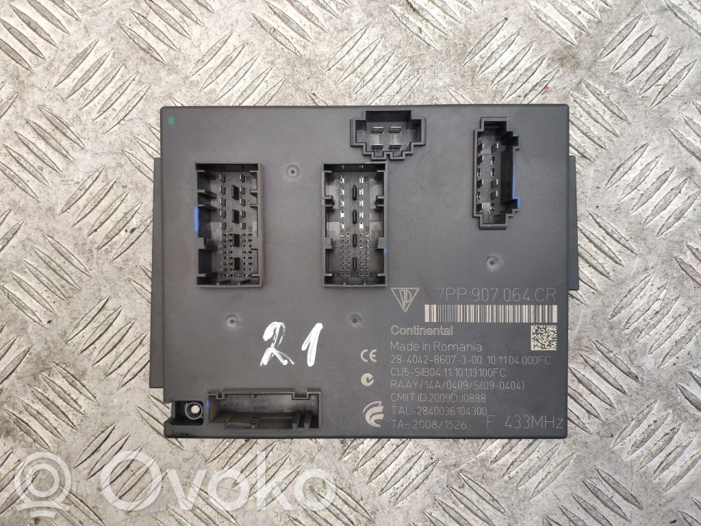 Porsche Cayenne (92A) Module de contrôle carrosserie centrale 