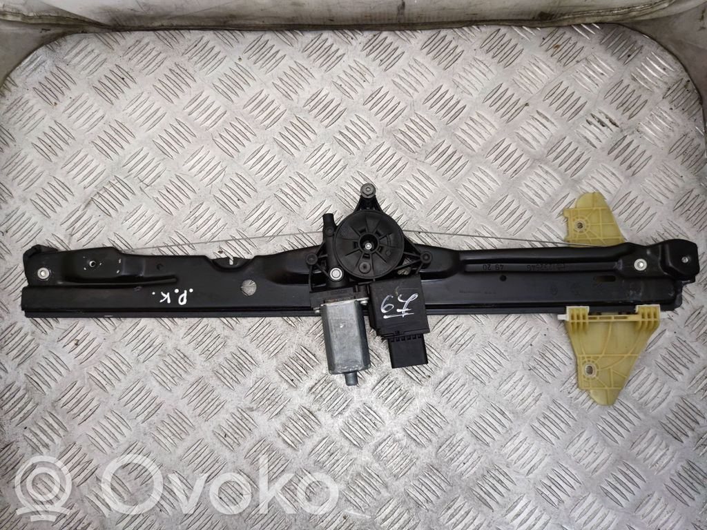 Peugeot Traveller Front door window regulator with motor 