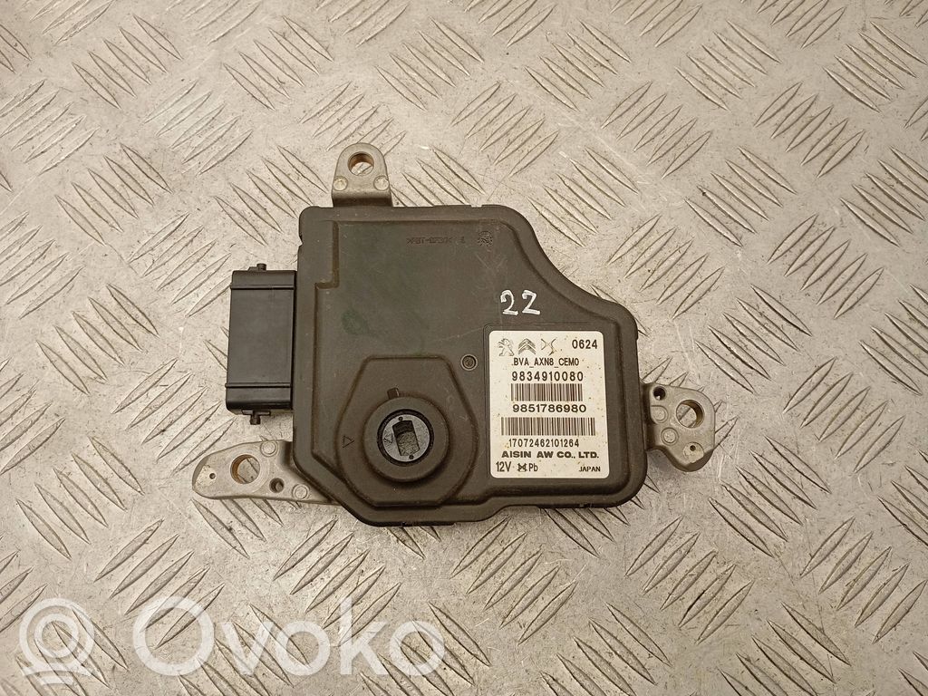 Peugeot 5008 II Pārnesumkārbas vadības bloks 