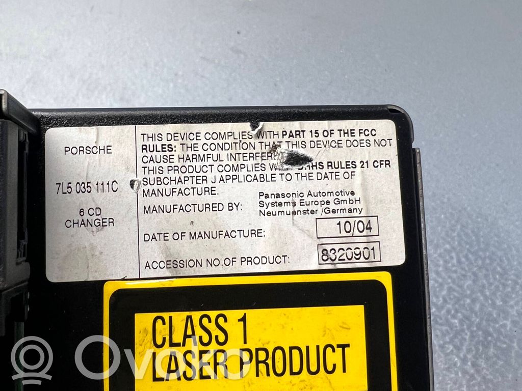 Porsche Cayenne (9PA) CD/DVD changer 