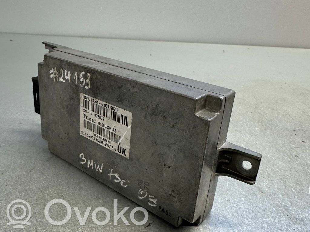 BMW 7 E65 E66 Valdymo balsu modulis 