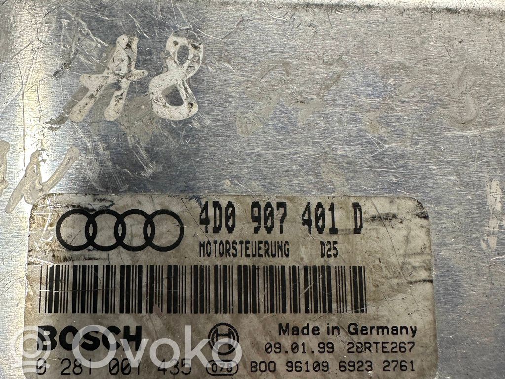Engine control unit/module   4D0907401D,4D0907401D