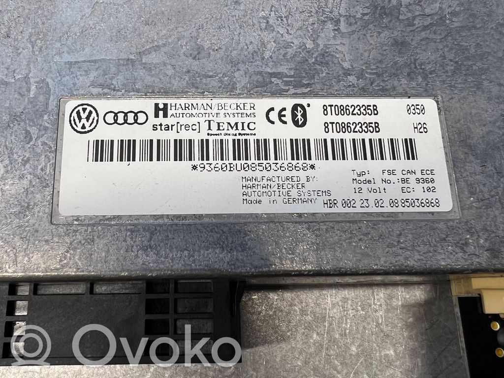 Audi A4 S4 B8 8K Bluetooth control unit module 