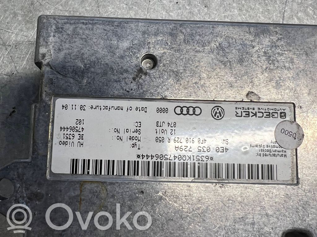 Audi A6 S6 C6 4F MMI control unit 