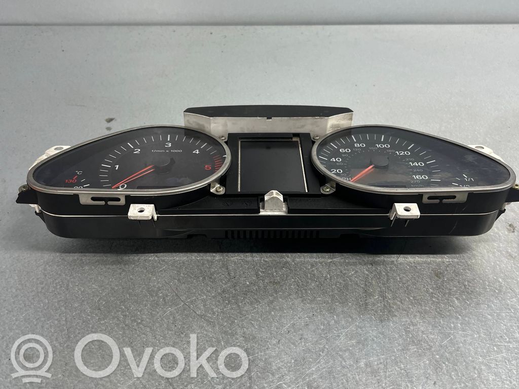 Audi A6 S6 C6 4F Speedometer (instrument cluster) 