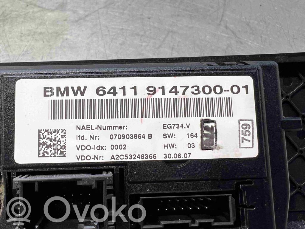 BMW 3 E92 E93 Climate control unit 