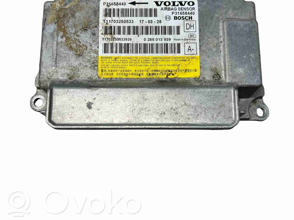 Volvo V60 Module de contrôle airbag 