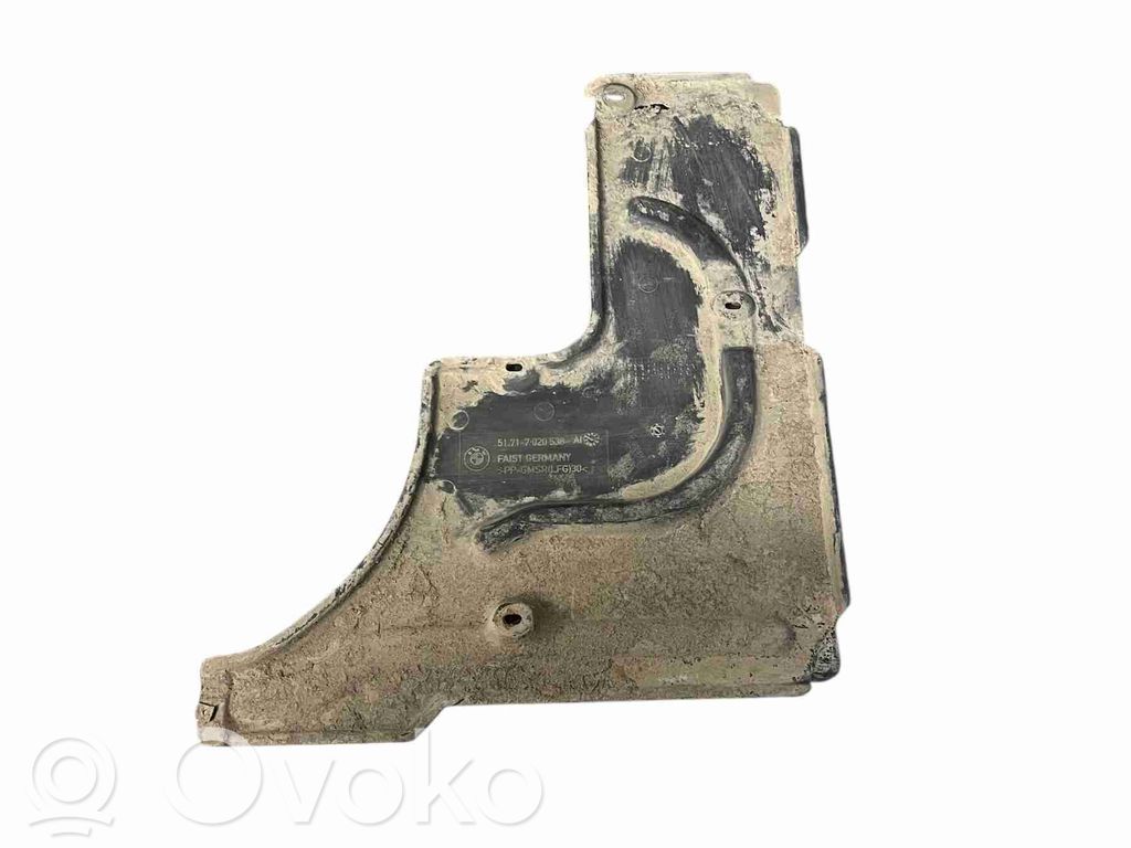 Placa protectora/protector antisalpicaduras motor   51717020538,51717020538