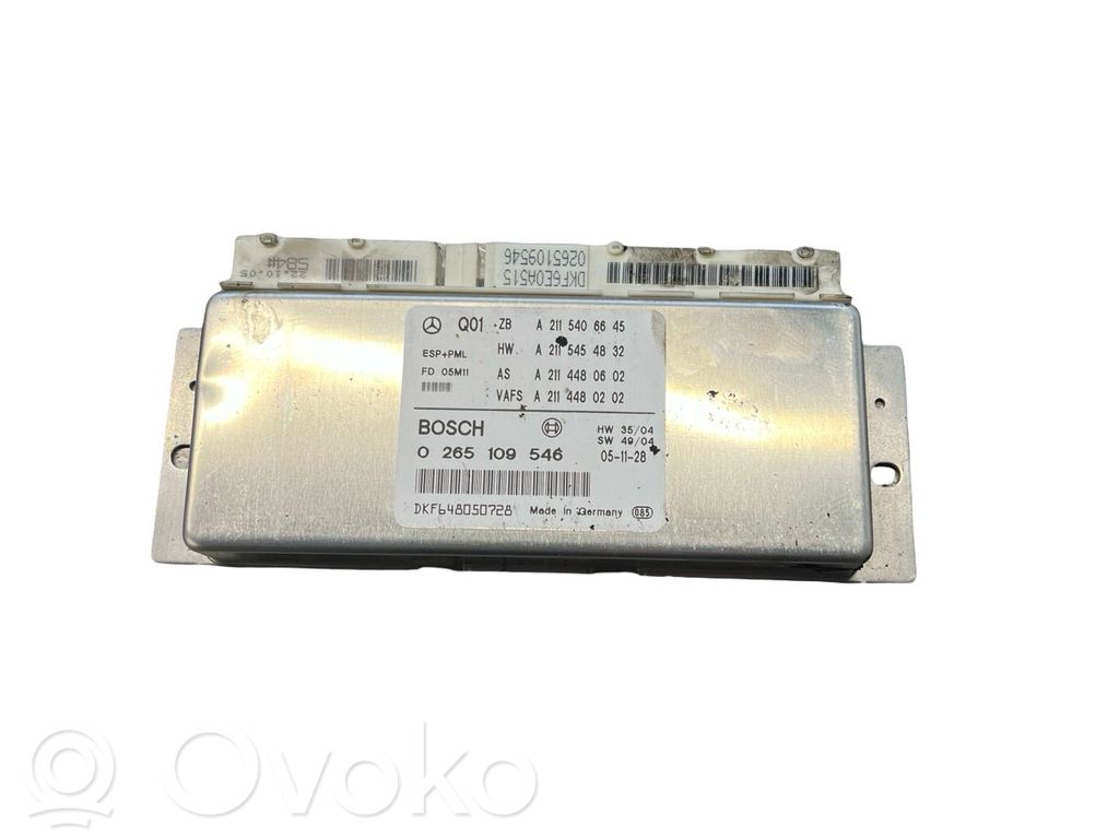 Mercedes-Benz E W211 ESP (stability system) control unit 