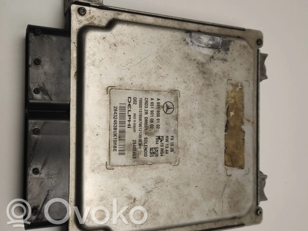 Mercedes-Benz E W212 Engine control unit/module 