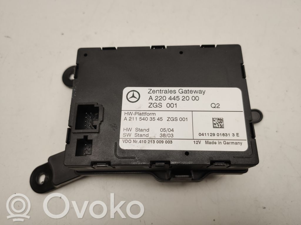 Mercedes-Benz SL R230 Módulo de control Gateway 