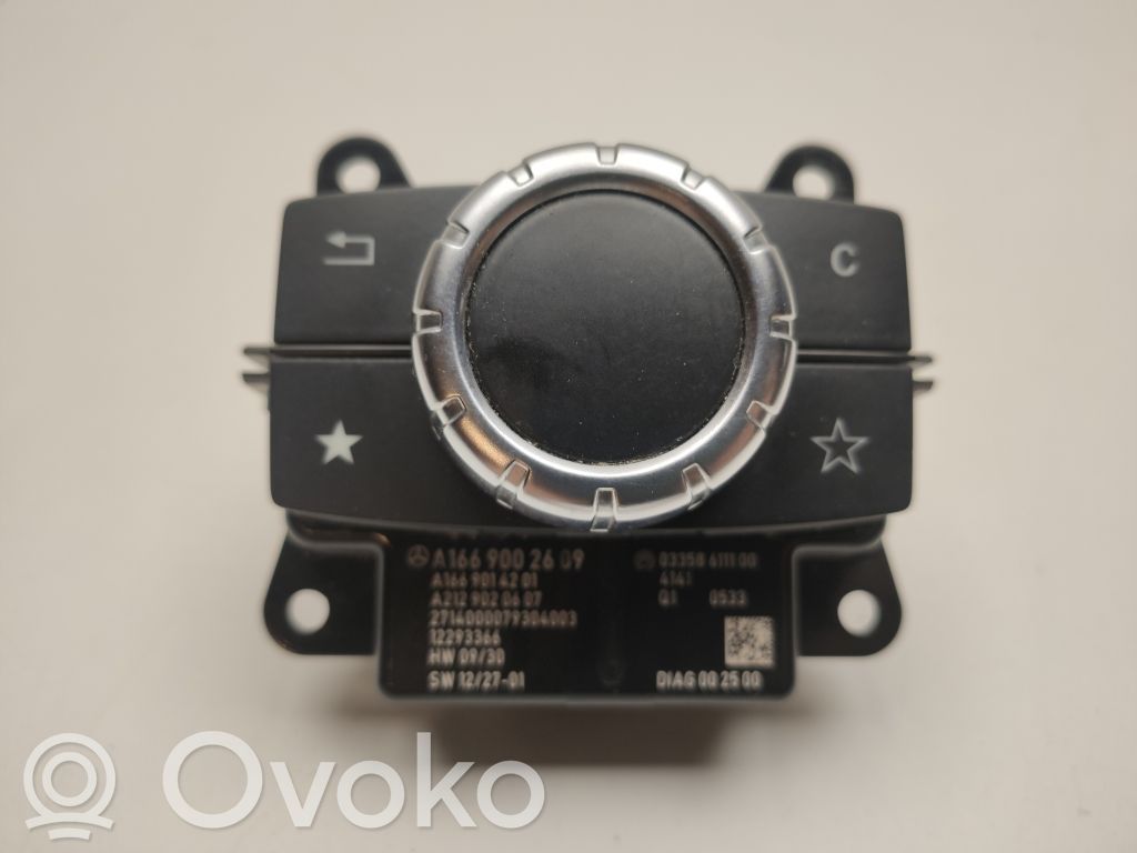 Mercedes-Benz ML W166 Interruptor de control multifunción 