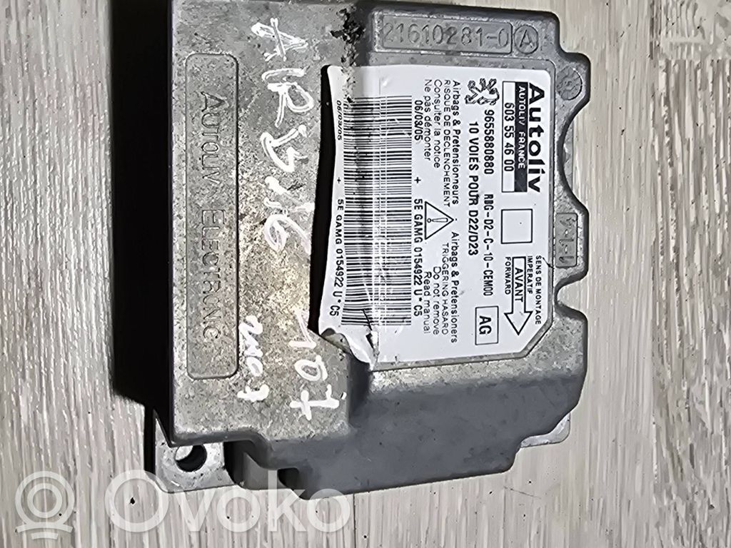 Airbag control unit/module   603554600