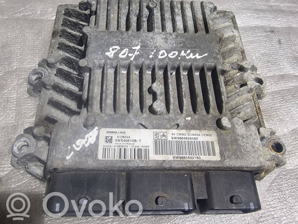 Engine control unit/module   5WS40610BT,9664626580,9661642180