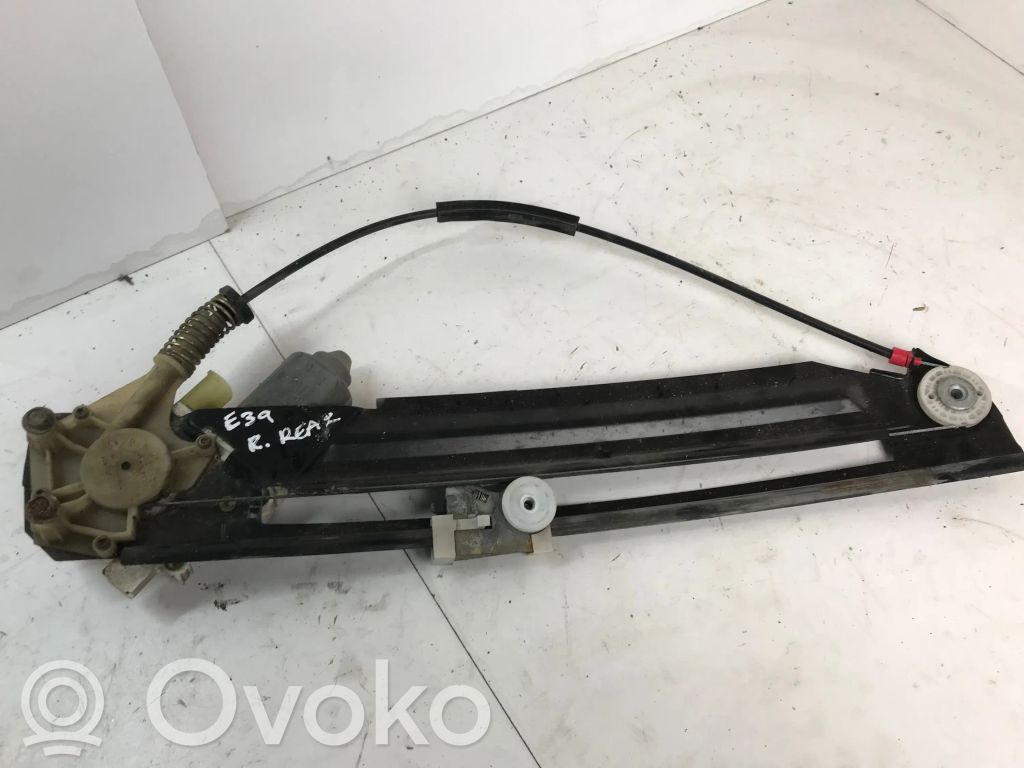 BMW 5 E39 Regulador de puerta trasera con motor 