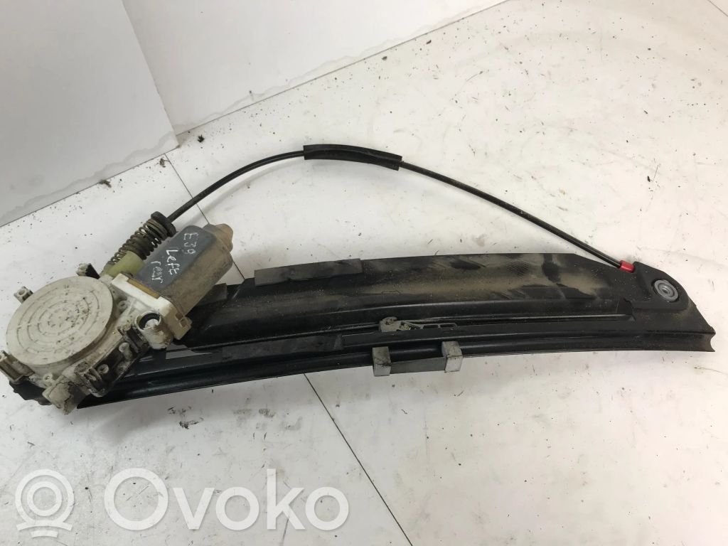 BMW 5 E39 Regulador con motor de la ventanilla de la puerta corredera 
