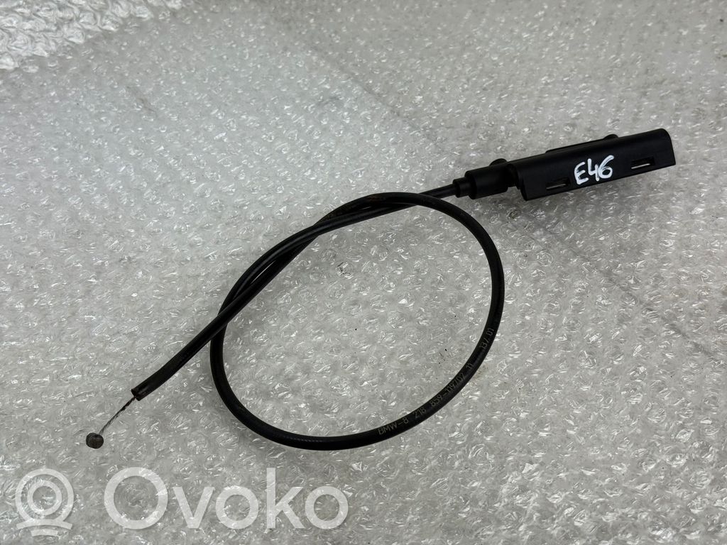 BMW 3 E46 Engine bonnet/hood lock release cable 
