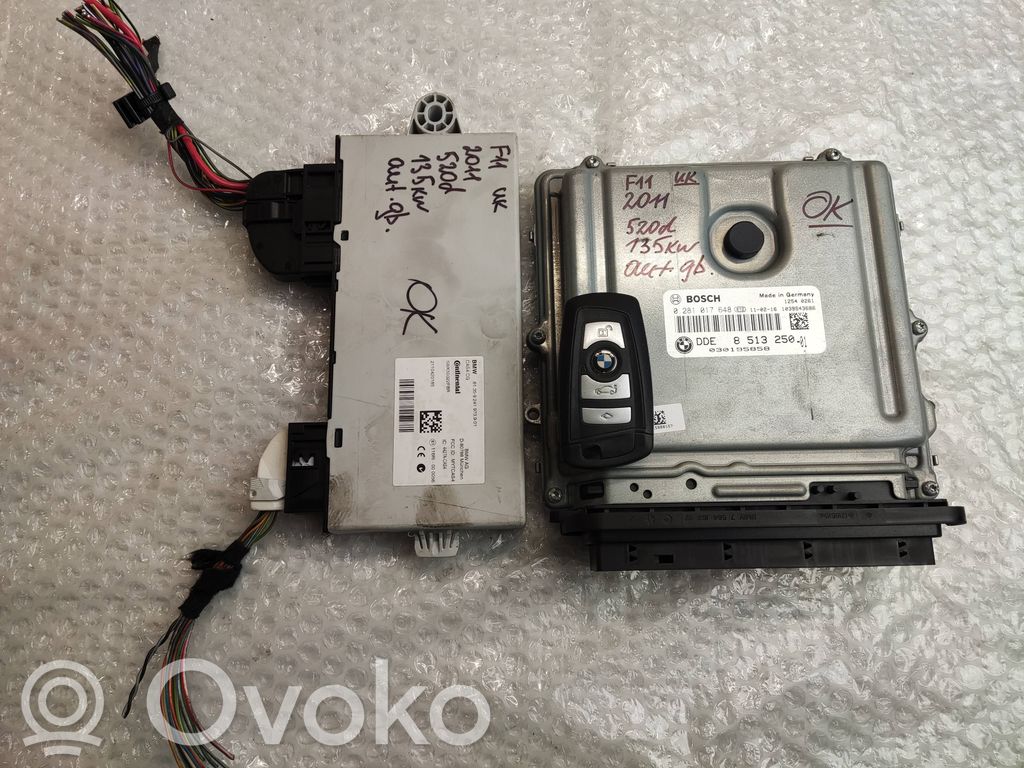 BMW 5 F10 F11 Engine ECU kit and lock set 