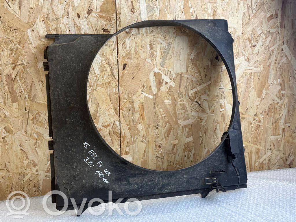 BMW X5 E53 Radiator cooling fan shroud 