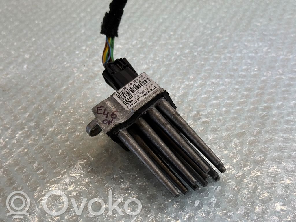BMW 3 E46 Motor aerotermă/rezistor ventilator 