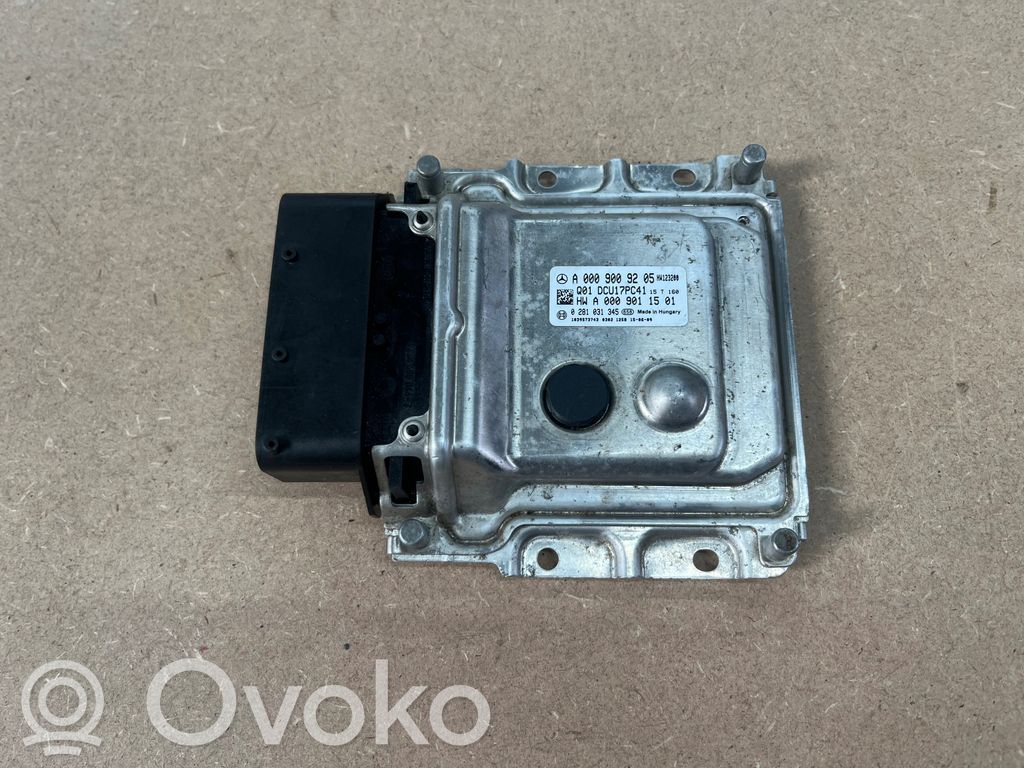 Mercedes-Benz C W205 Sterownik / Moduł ECU 