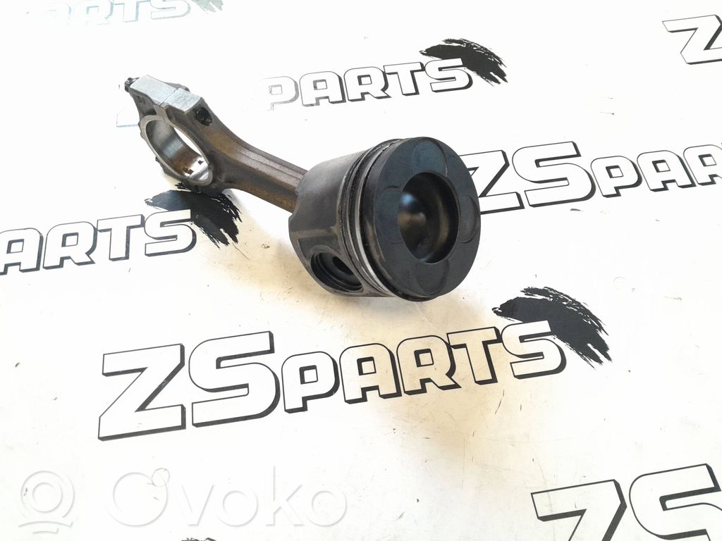 Piston with connecting rod