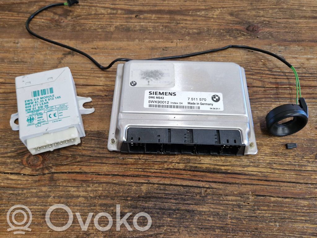 BMW Z3 E36 Engine ECU kit and lock set 