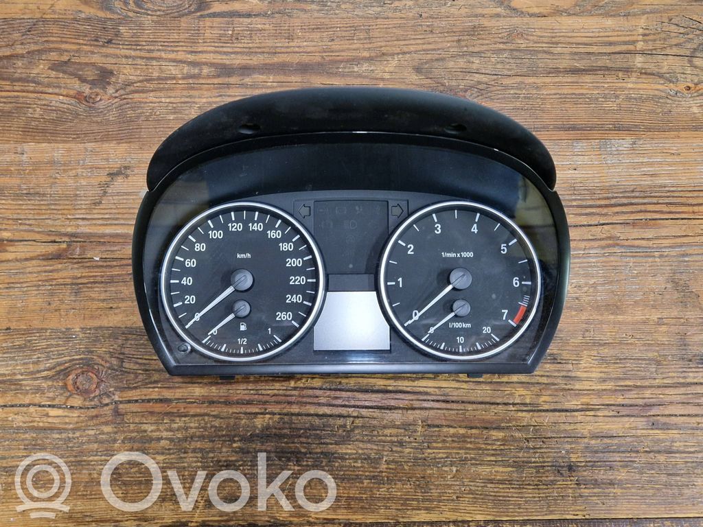 BMW 3 E90 E91 Velocímetro (tablero de instrumentos) 