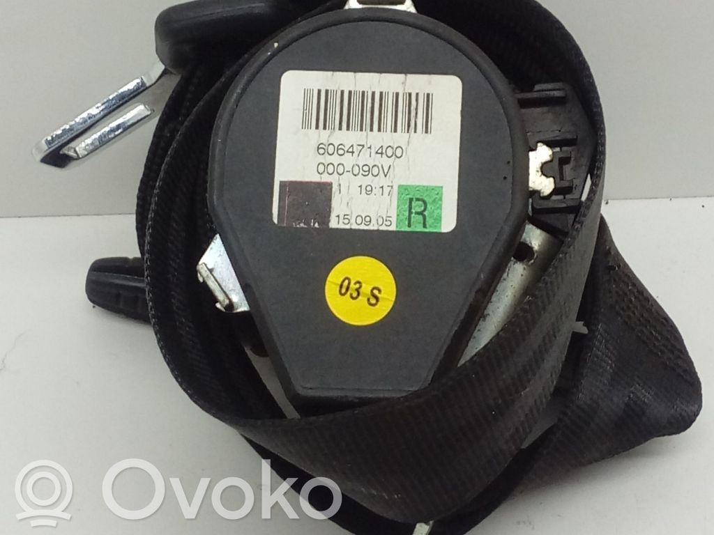 Volkswagen Golf V Cinturón trasero 