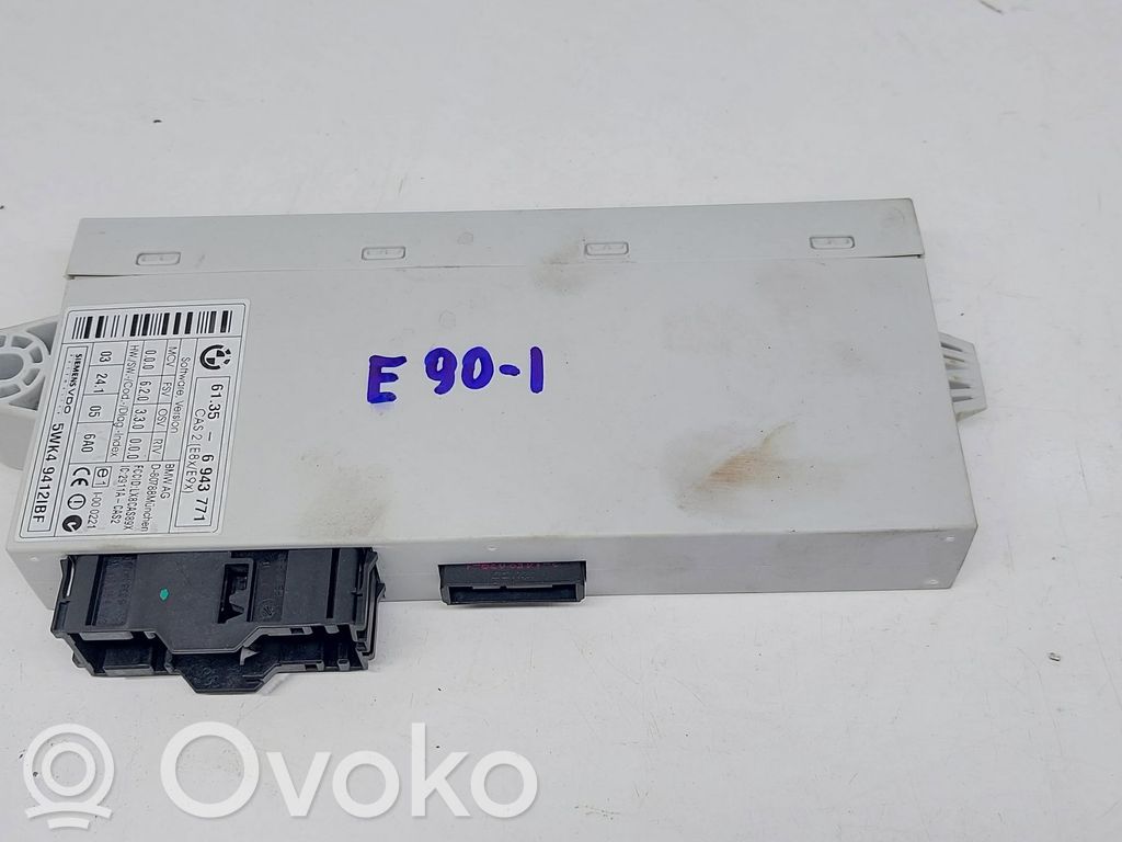 BMW 3 E90 E91 CAS-ohjainlaite/moduuli 
