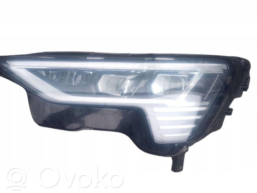 Audi Q8 e-tron Phare frontale 